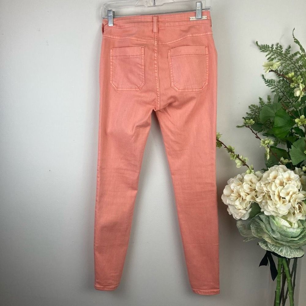 ANTHROPOLOGIE Pilcro High-Rise Skinny Jeans | ankle length pants | apricot | siz - Picture 4 of 10